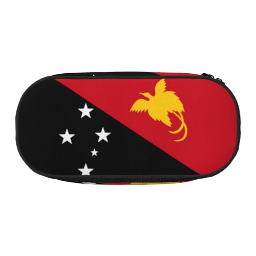 XZDLYY Tragbares, leichtes Federmäppchen mit der Flagge von Papua-Neuguinea, Kosmetiktasche für Schreibwaren und kleine Gegenstände von XZDLYY