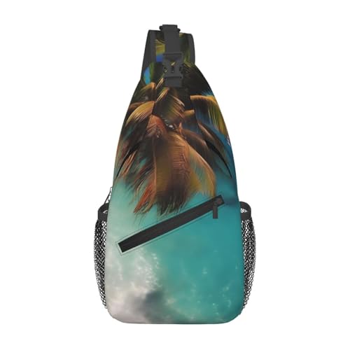 XZDZWK Caribbean Islands Herren Casual Messenger Bag Large Capacity Durable Suitable for Travel Work Commuting and Outdoor Activities von XZDZWK