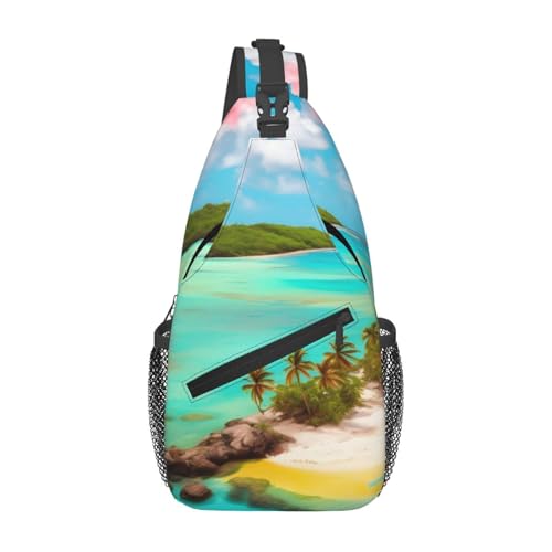 XZDZWK Caribbean Scenery Herren Casual Messenger Bag Large Capacity Durable Suitable for Travel Work Commuting and Outdoor Activities XZDZWK Caribbean Scenery Herren Casual Messenger Bag Large Capacity Durable Suitable for Travel Work Commuting and Outdoor Activities von XZDZWK