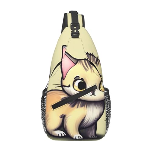XZDZWK Cat and Butterfly Herren Casual Messenger Bag Large Capacity Durable Suitable for Travel Work Commuting and Outdoor Activities XZDZWK Cat and Butterfly Herren Casual Messenger Bag Large Capacity Durable Suitable for Travel Work Commuting and Outdoor Activities von XZDZWK