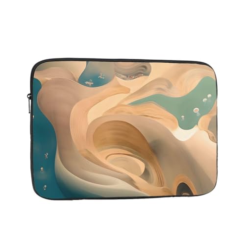 XZDZWK Dunhuang Mystery Laptoptasche, praktisch, stoßfest, stilvoller Druck für Geschäftsreisen, Arbeit und Büro, Schwarz , 13 inch von XZDZWK