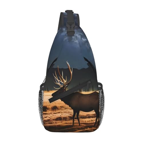 XZDZWK Elk in the Meadow Herren Casual Messenger Bag Large Capacity Durable Suitable for Travel Work Commuting and Outdoor Activities XZDZWK Elk in the Meadow Herren Casual Messenger Bag Large Capacity Durable Suitable for Travel Work Commuting and Outdoor Activities von XZDZWK