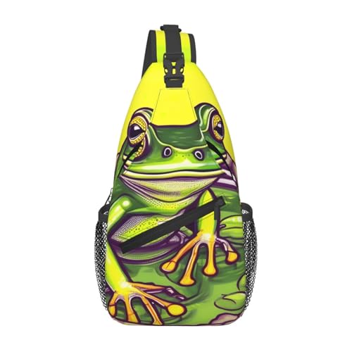 XZDZWK Frog in a Pond Herren Casual Messenger Bag Large Capacity Durable Suitable for Travel Work Commuting and Outdoor Activities XZDZWK Frog in a Pond Herren Casual Messenger Bag Large Capacity Durable Suitable for Travel Work Commuting and Outdoor Activities von XZDZWK