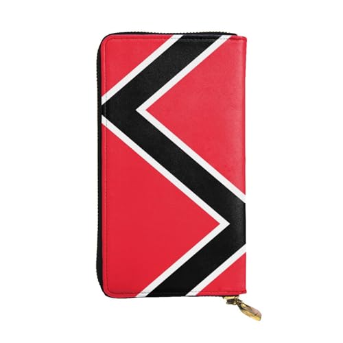 XZDZWK Große Kapazität Flagge von Trinidad und Tobago Handheld Wallet Weiches Material Multifunktionales Design Anti-Verlust Privatsphäre Schutz von XZDZWK