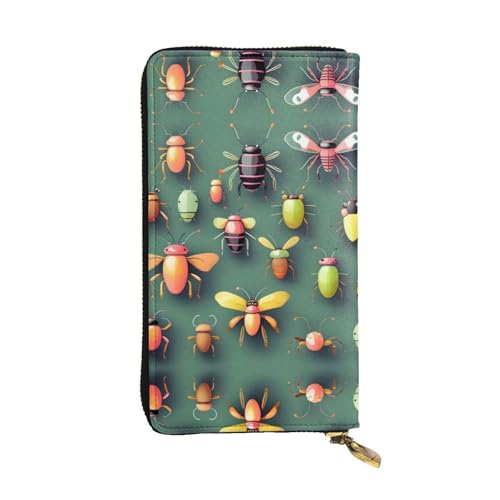 XZDZWK Große Kapazität Insect Atlas Handheld Wallet Weiches Material Multifunktionales Design Anti-Verlust Privatsphäre Schutz von XZDZWK