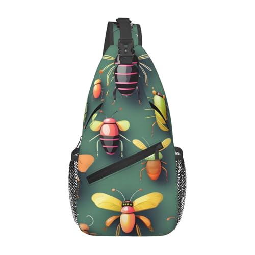 XZDZWK Insect Atlas Herren Casual Messenger Bag Large Capacity Durable Suitable for Travel Work Commuting and Outdoor Activities XZDZWK Insect Atlas Herren Casual Messenger Bag Large Capacity Durable Suitable for Travel Work Commuting and Outdoor Activities von XZDZWK