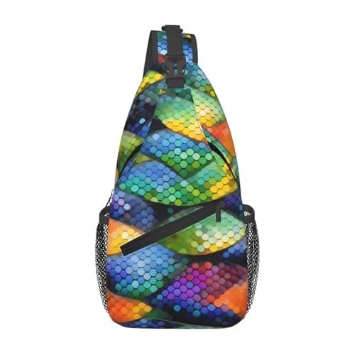XZDZWK Rainbow Fish Scale Herren Casual Messenger Bag Large Capacity Durable Suitable for Travel Work Commuting and Outdoor Activities XZDZWK Rainbow Fish Scale Herren Casual Messenger Bag Large Capacity Durable Suitable for Travel Work Commuting and Outdoor Activities von XZDZWK
