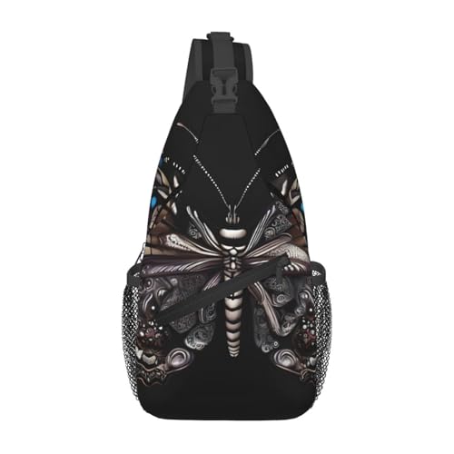 XZDZWK Science Butterfly Herren Casual Messenger Bag Large Capacity Durable Suitable for Travel Work Commuting and Outdoor Activities XZDZWK Science Butterfly Herren Casual Messenger Bag Large Capacity Durable Suitable for Travel Work Commuting and Outdoor Activities von XZDZWK
