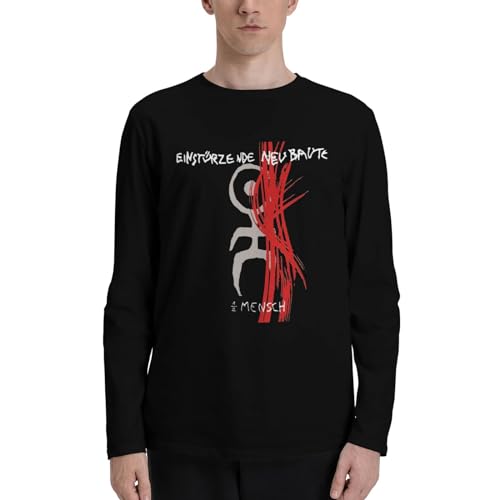 XZEIT Einsturzende Neubauten Herren Langarm Baseball T-Shirts, weiche Baumwolle Hipster Workout Sweatshirts M von XZEIT