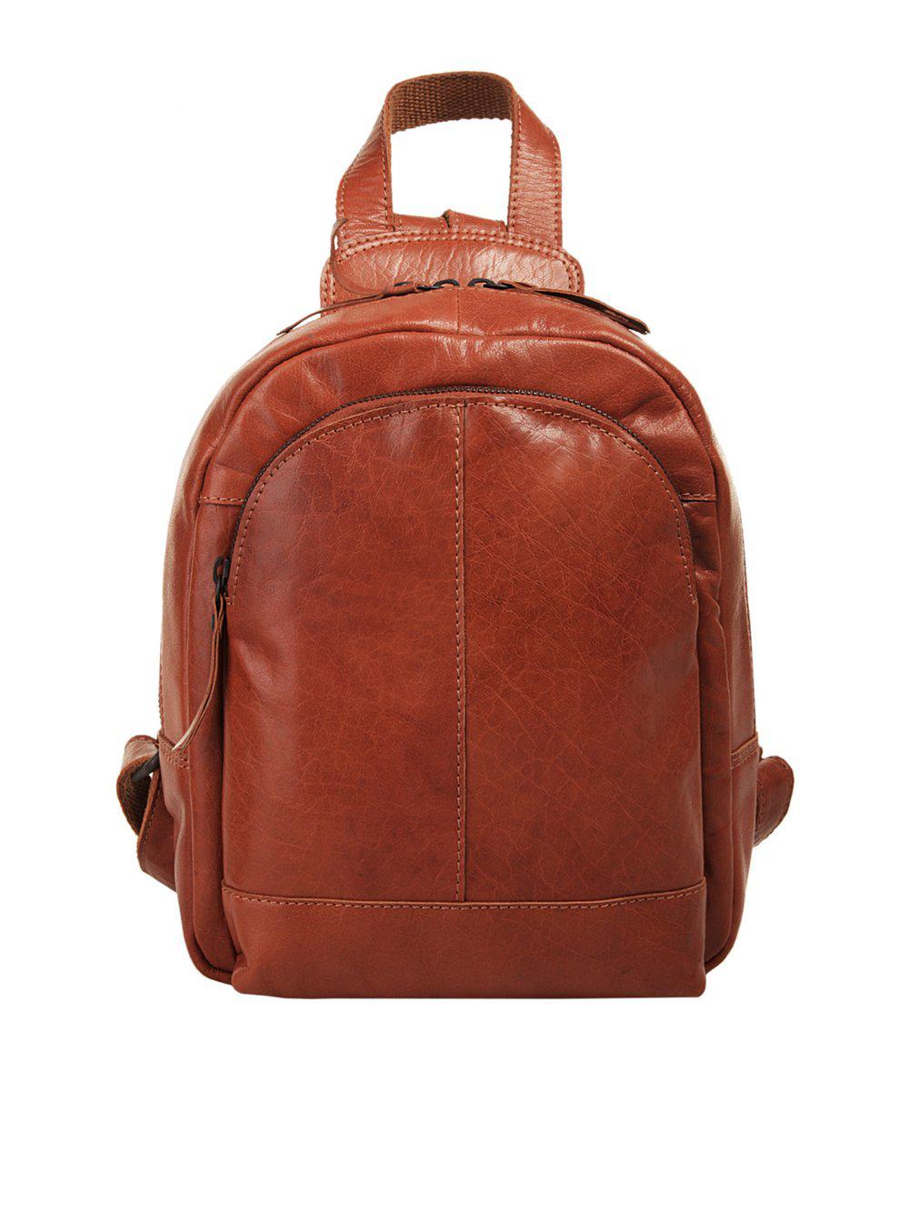 X-Zone Rucksack Damen Leder, cognac von XZONE