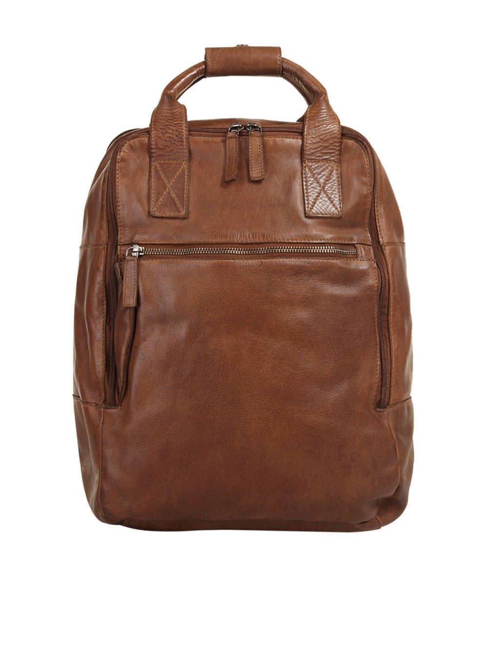 X-Zone Rucksack Damen Leder, cognac von XZONE