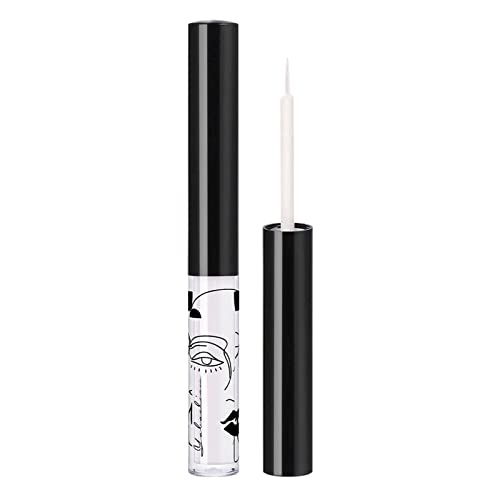 Flüssiger Eyeliner Perlglanz-Farbe Flüssiger Eyeliner Wasserdichter, langlebiger Gel-Eyeliner Make-up-Eyeliner 2,5 ml Eyeliner Schwarz Flüssig (White, One Size) von XZincer