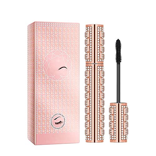 Super Fan Mascara High Washable Mascara Volumizing Mascara Buildable Extensionening Mascara Lash Lift Waschbare Mascara Volumizing Extensioning Lifting Curl Mascara Vendetta (Pink, One Size) von XZincer