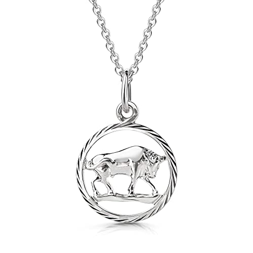 Xaana Anhänger Sternzeichen Stier inkl. Kette 42/45 cm 925er Sterlingsilber AMZ0517 von Xaana