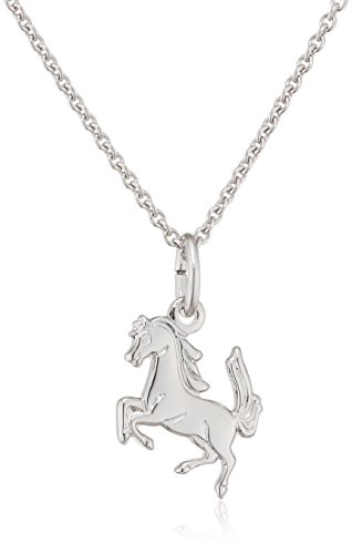 XAANA Mädchen-Anhänger Pferd inkl. Kette 36/38 cm 925er Sterlingsilber AMZ0410 von Xaana