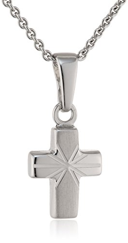 XAANA Taufkette/Kinderkette Kreuzchen 10x8 mm aus 925er Sterlingsilber AMZ0335 von Xaana