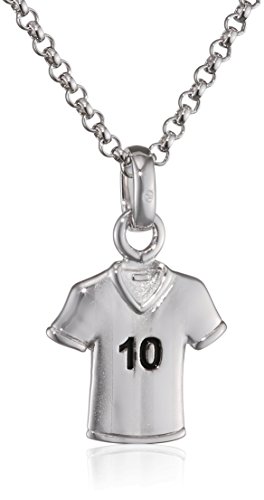 XAANA Unisex-Kette mit Anhänger 925 Silber rhodiniert 55 cm - AMZ0400 von Xaana