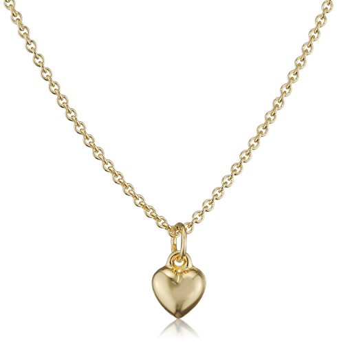 Xaana Kinder-Kette mit Anhänger Taufschmuck Herz 333 Gelbgold 38 cm - AMZ0473 von Xaana