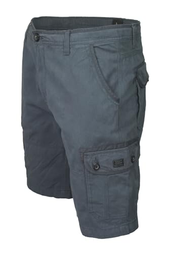 Xact Herren Baumwoll-Twill-Cargoshorts (Navy) 42 von Xact