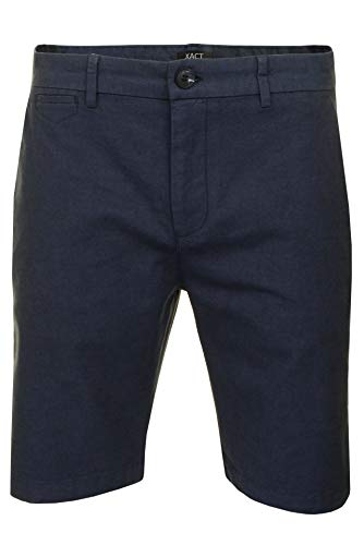 Xact Herren Chino-Shorts 'Premium Oxford Chino' (Navy Blue) 30 von Xact