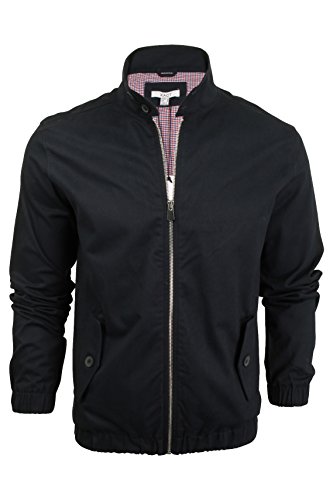 Xact Herren Baumwoll-Twill Harrington-Jacke (Navy) M von Xact