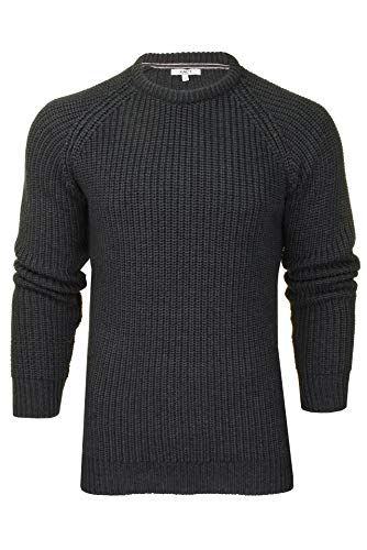 Xact Herren Jumper Pullover 'Konstanti' Rundhals (Dark Charcoal Marl) XXL von Xact