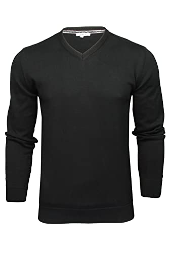 Xact Herren Jumper Pullover V-Neck (Black) M von Xact