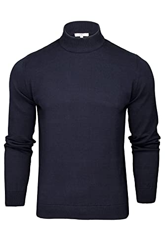 Xact Herren Turtleneck Pullover aus Baumwolle (Navy) M von Xact