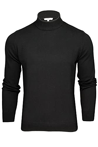 Xact Herren Turtleneck Pullover aus Baumwolle (Black) XXL von Xact