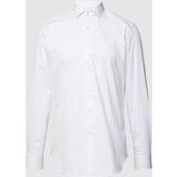 XACUS Regular Fit Businesshemd aus Feintwill in Weiss, Größe 38 von XACUS