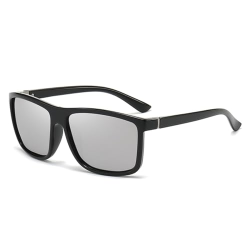 BITEIVIEWW | Polarisiertes Sonnenbrille mit UV400 Schutz, Anti-Blendung Linsen für Angeln, Outdoor-Aktivitäten und Reisen, Unisex Design für Männer und Frauen (Silver) von Xalveria