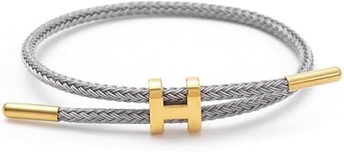 HiljaPRO Armband Damen Herren verstellbar hautfreundlich hypoallergen komfortabel – Schmuck für Alltag & Sport – Hamburg Design – elegantes Accessoire & Geschenkidee (Grau) von Xalveria