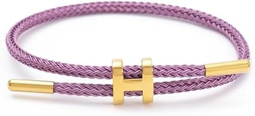HiljaPRO Armband Damen Herren verstellbar hautfreundlich hypoallergen komfortabel – Schmuck für Alltag & Sport – Hamburg Design – elegantes Accessoire & Geschenkidee (Lila) von Xalveria