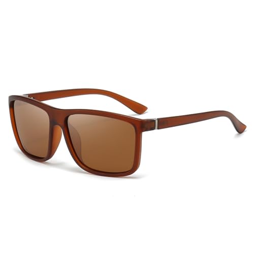 Xalveria BITEIVIEWW | Polarisiertes Sonnenbrille mit UV400 Schutz, Anti-Blendung Linsen für Angeln, Outdoor-Aktivitäten und Reisen, Unisex Design für Männer und Frauen (Brown) von Xalveria