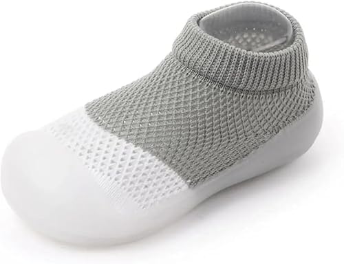 Xalveria MiniMini's - Barfußschuhe für Babys & Kleinkinder – rutschfeste Sohle, Atmungsaktiv, Ideal für Drinnen & Draußen (0-4 Jahre) (22/23 | 18-24 Mon,Hellgrün) von Xalveria