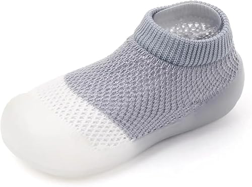 Xalveria MiniMini's - Barfußschuhe für Babys & Kleinkinder – rutschfeste Sohle, Atmungsaktiv, Ideal für Drinnen & Draußen (0-4 Jahre) (24/25 | 2+ Jahre,Blau) von Xalveria
