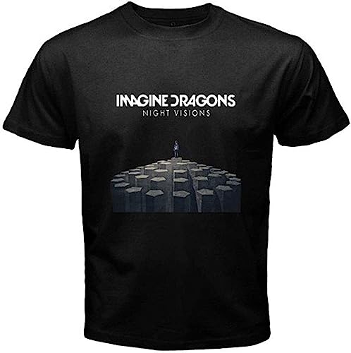 Imagine Dragons *Night Visions Men's Black T-Shirt Men Large von Xamic