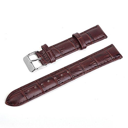 UHRENARMBAND – Leder 18MM UNIVERSAL. Farbe: BRAUN. FUR Manner UND Frauen. von Xamic