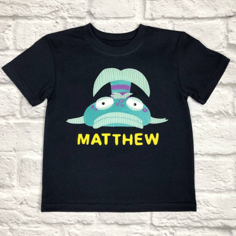 Pout Fisch-Personalisiertes Hemd Junge Oder Mädchen von Xannazoo