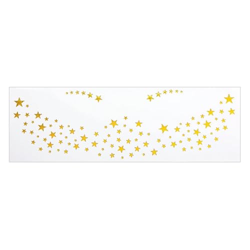 1 Blatt Gold Metallic Face Eye Make Up Aufkleber Für Frauen Und Mädchen Für Festivals Hochzeitspartys Feierlichkeiten Braut Bachelorette Tattooing 1 Blatt Gold Metallic Face Eye Make Up Aufkleber Für Frauen Und Mädchen Für Festivals Hochzeitspartys Feierlichkeiten Braut Bachelorette Tattooing von Xanorrg