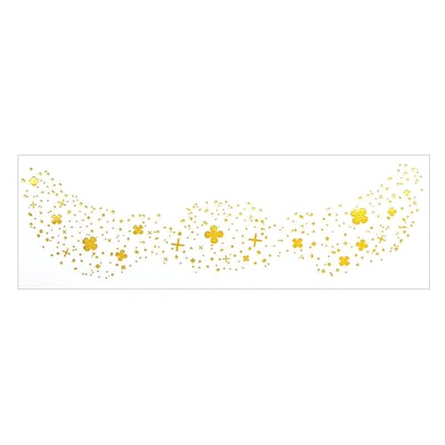 1 Blatt Gold Metallic Face Eye Make Up Aufkleber Für Frauen Und Mädchen Für Festivals Hochzeitspartys Feierlichkeiten Braut Bachelorette Tattooing 1 Blatt Gold Metallic Face Eye Make Up Aufkleber Für Frauen Und Mädchen Für Festivals Hochzeitspartys Feierlichkeiten Braut Bachelorette Tattooing von Xanorrg
