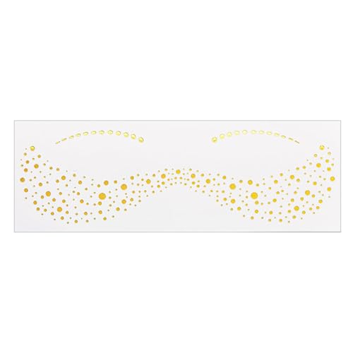 1 Blatt Gold Metallic Face Eye Make Up Aufkleber Für Frauen Und Mädchen Für Festivals Hochzeitspartys Feierlichkeiten Braut Bachelorette Tattooing 1 Blatt Gold Metallic Face Eye Make Up Aufkleber Für Frauen Und Mädchen Für Festivals Hochzeitspartys Feierlichkeiten Braut Bachelorette Tattooing von Xanorrg