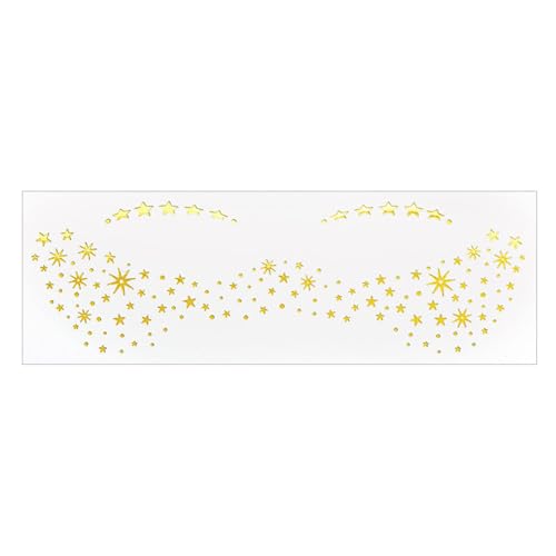 1 Blatt Gold Metallic Face Eye Make Up Aufkleber Für Frauen Und Mädchen Für Festivals Hochzeitspartys Feierlichkeiten Braut Bachelorette Tattooing 1 Blatt Gold Metallic Face Eye Make Up Aufkleber Für Frauen Und Mädchen Für Festivals Hochzeitspartys Feierlichkeiten Braut Bachelorette Tattooing von Xanorrg