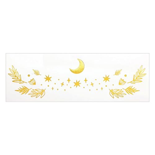 1 Blatt Gold Metallic Face Eye Make Up Aufkleber Für Frauen Und Mädchen Für Festivals Hochzeitspartys Feierlichkeiten Braut Bachelorette Tattooing 1 Blatt Gold Metallic Face Eye Make Up Aufkleber Für Frauen Und Mädchen Für Festivals Hochzeitspartys Feierlichkeiten Braut Bachelorette Tattooing von Xanorrg