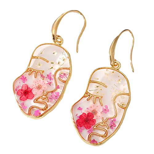 1 Paar Abstrakte Gesichtsform Trockene Blumenohrringe Mode Dangle Drop Party Schmuck Geschenk Für Frauen Mädchen Gesicht Anhänger Ohrringe 1 Paar Abstrakte Gesichtsform Trockene Blumenohrringe Mode Dangle Drop Party Schmuck Geschenk Für Frauen Mädchen Gesicht Anhänger Ohrringe von Xanorrg