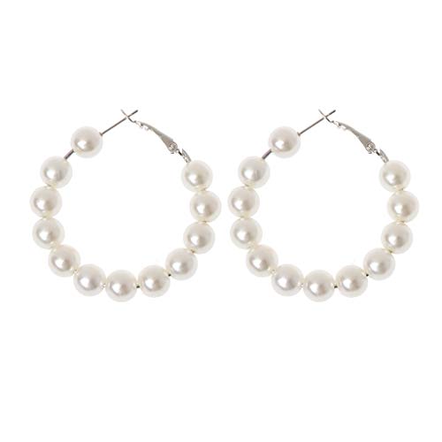 1 Paar Elegante Runde Runde Ohrringe Vintage White Pearls Women's Jewelry Überraschung Geschenk Für Freundin Mond 1 Paar Elegante Runde Runde Ohrringe Vintage White Pearls Women's Jewelry Überraschung Geschenk Für Freundin Mond von Xanorrg