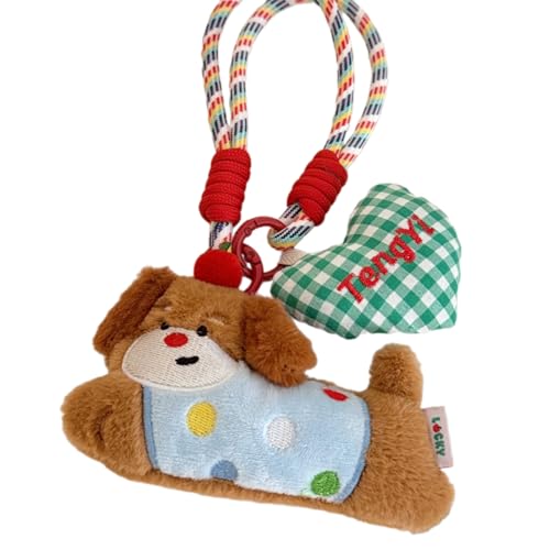 2025 Entzückende Kaninchen Bären Plüsch Schlüsselbund Cartoon Welpe Anhänger Für Taschen Rucksäcke Fashion Accessoires Geschenk Leichtgefüllte Spielzeugzubehör Accessoire von Xanorrg