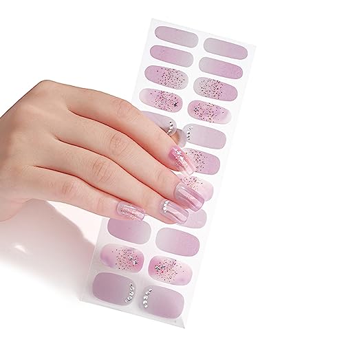 22Pack Nail Sticker Flohes Decals Selbstkleber Kreative Streifen Wrap von Xanorrg
