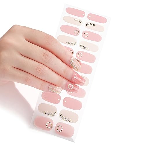 22Pack Nail Sticker Flohes Decals Selbstkleber Kreative Streifen Wrap von Xanorrg