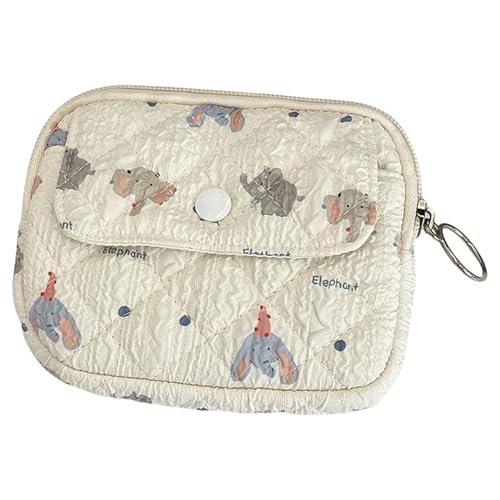 Blumenmünze Geldbeutel Aufbewahrungstasche Cartoon Brieftaschenbeutel Geldkarte Änderung Gesteppte Blumenblumen Kleine Aufbewahrungstasche Schöne Stülle Cartoon Brieftasche von Xanorrg